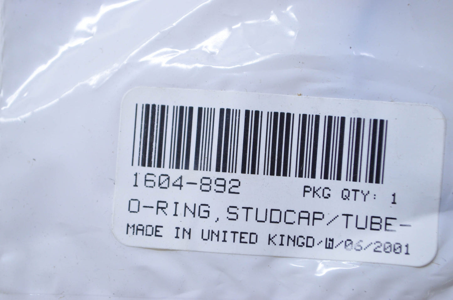 OEM Arctic Cat 1604-892 End Cap O-Ring NOS