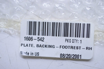 OEM Arctic Cat 1606-542 Right Hand Footrest Backing Plate NOS
