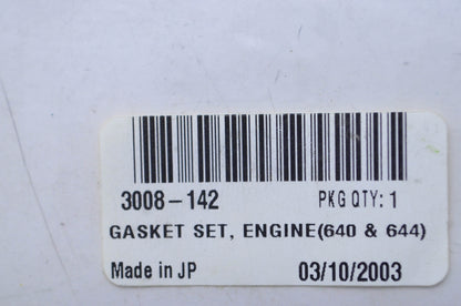 Tigershark 3008-142 640/644 Engine Gasket Kit NOS