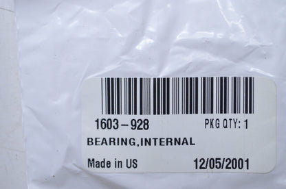 OEM Arctic Cat 1603-928 Internal Bearing NOS