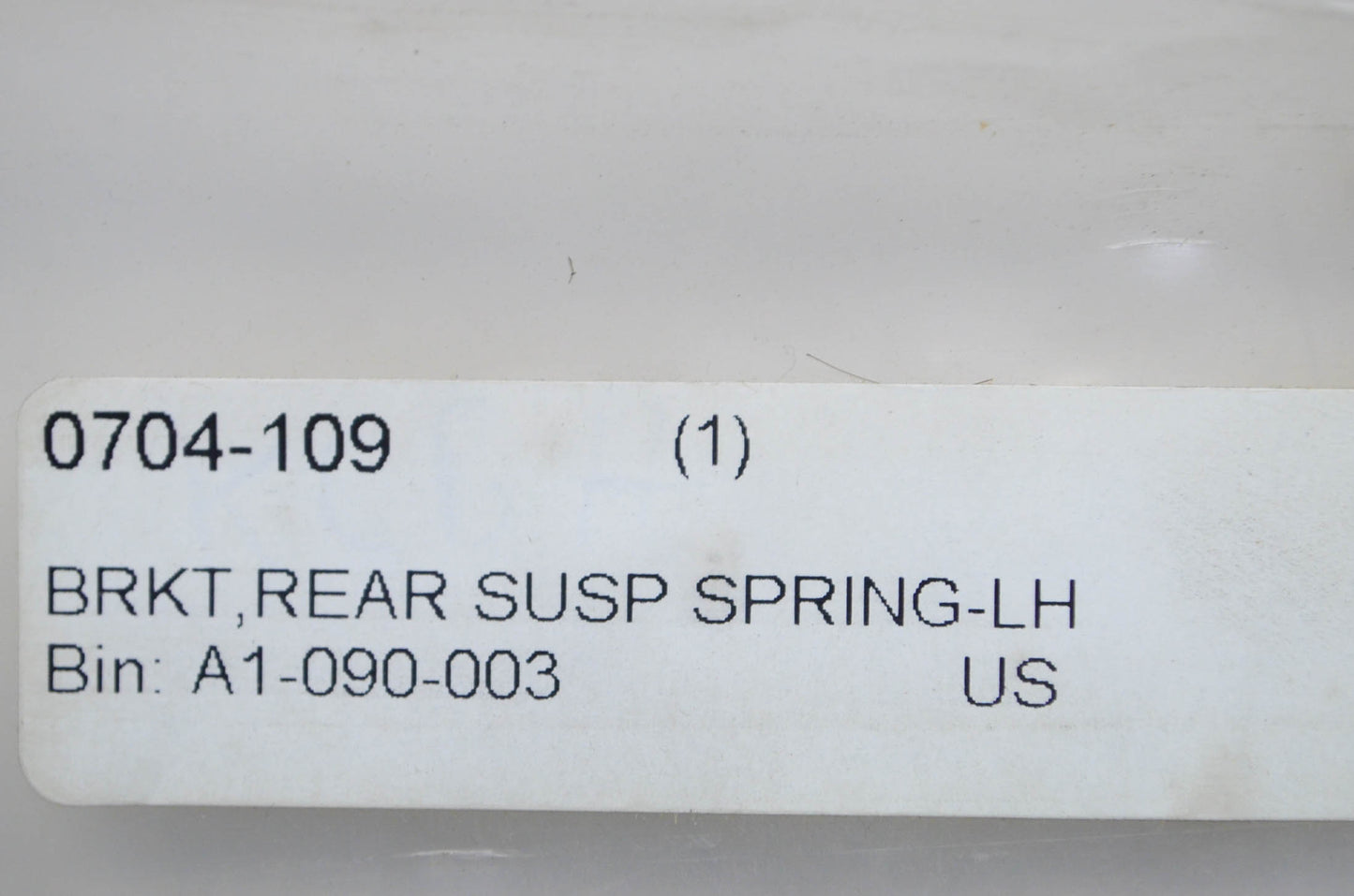 OEM Arctic Cat 0704-109 Left Hand Rear Suspension Spring Bracket NOS