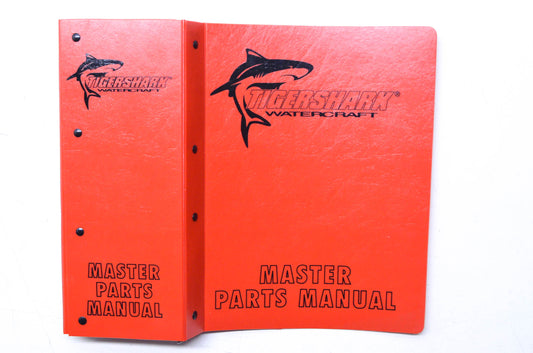 Tigershark 2255-493 Master Parts Manual Expandable Binder NOS