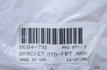 OEM Arctic Cat 0604-792 Front Arm Bracket NOS