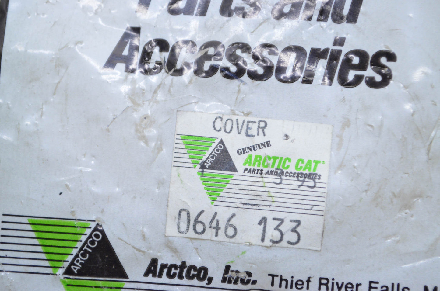 OEM Arctic Cat 0646-133 Machined Cover NOS