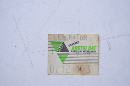 OEM Arctic Cat 0712-123 Exhaust Resonator NOS