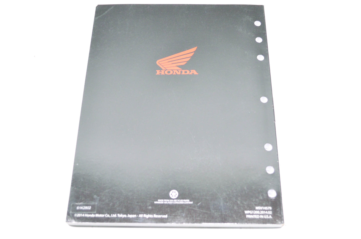 New OEM Honda 2014-2017 CRF125F/FB Service Manual NOS
