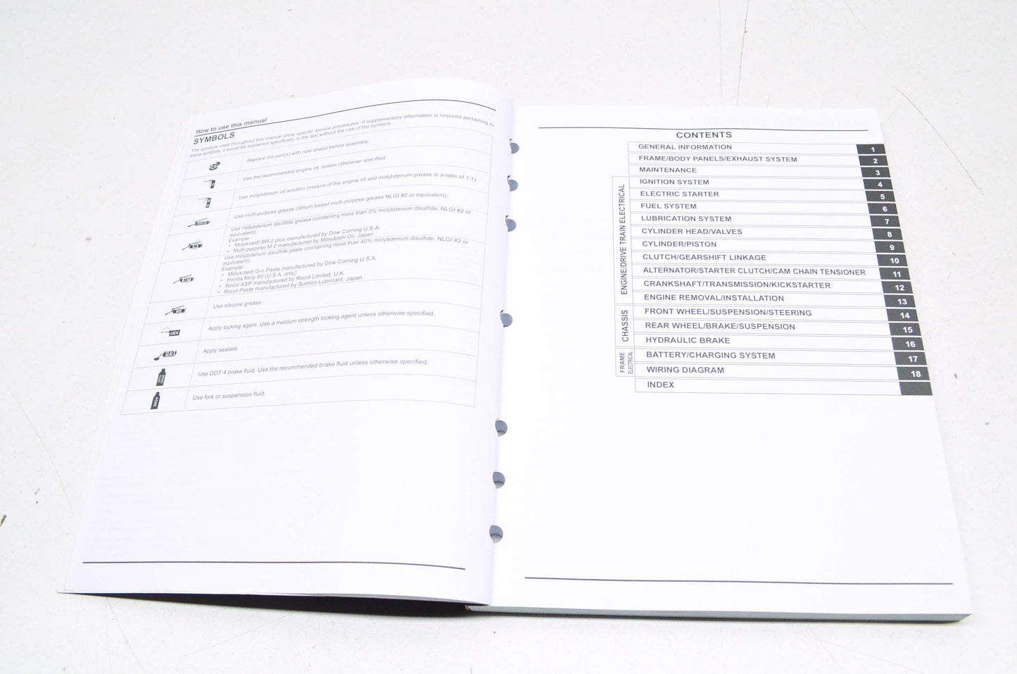 New OEM Honda 2014-2017 CRF125F/FB Service Manual NOS