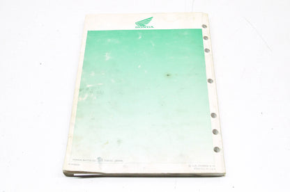 OEM Honda 1986-1991 CR125R Service Manual