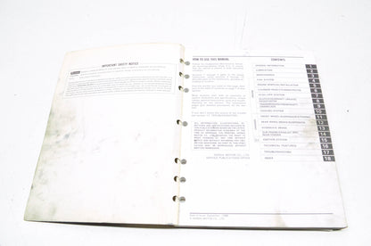 OEM Honda 1986-1991 CR125R Service Manual