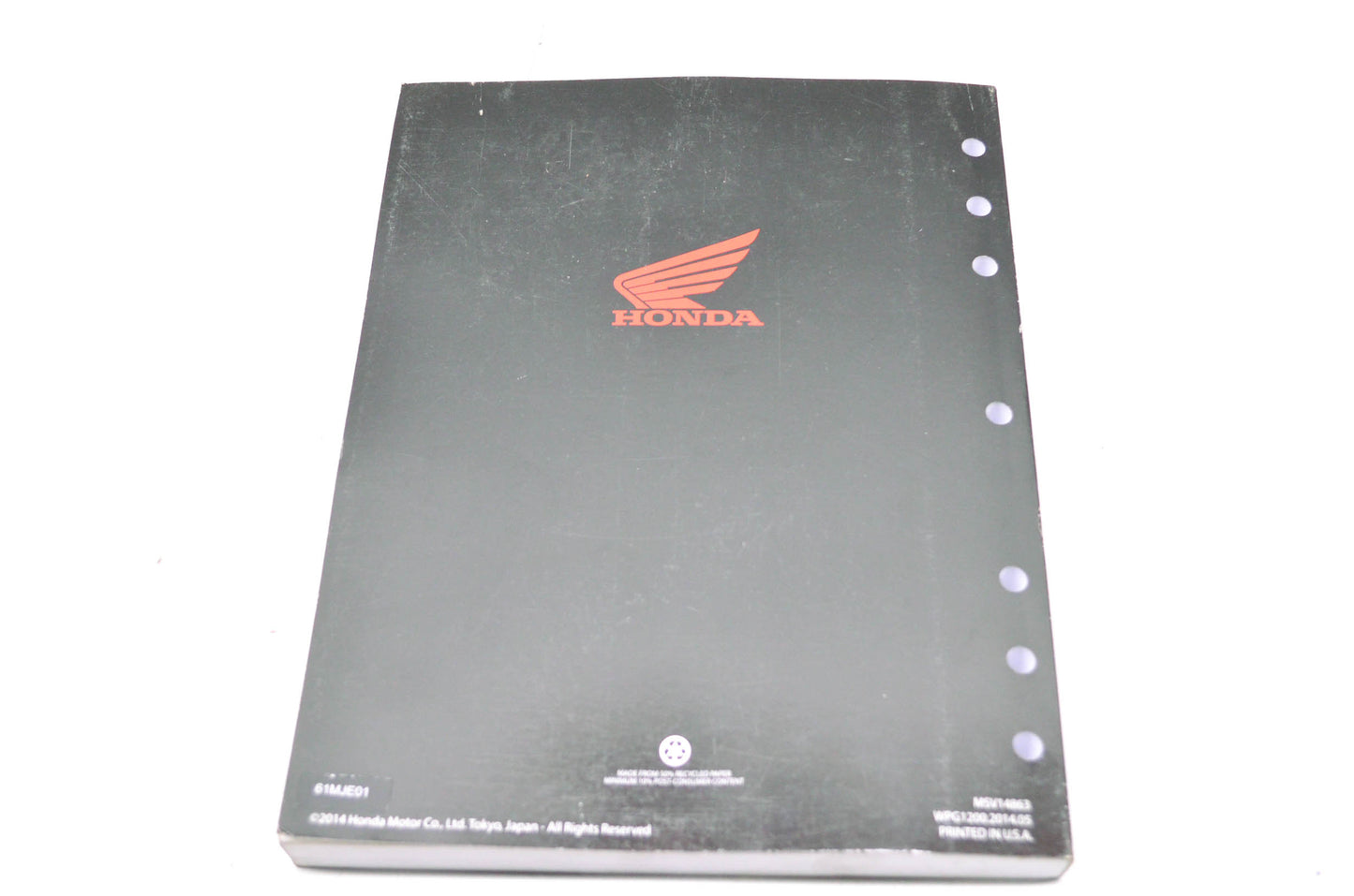 OEM Honda 2014-2016 CBR650F/FA Service Manual