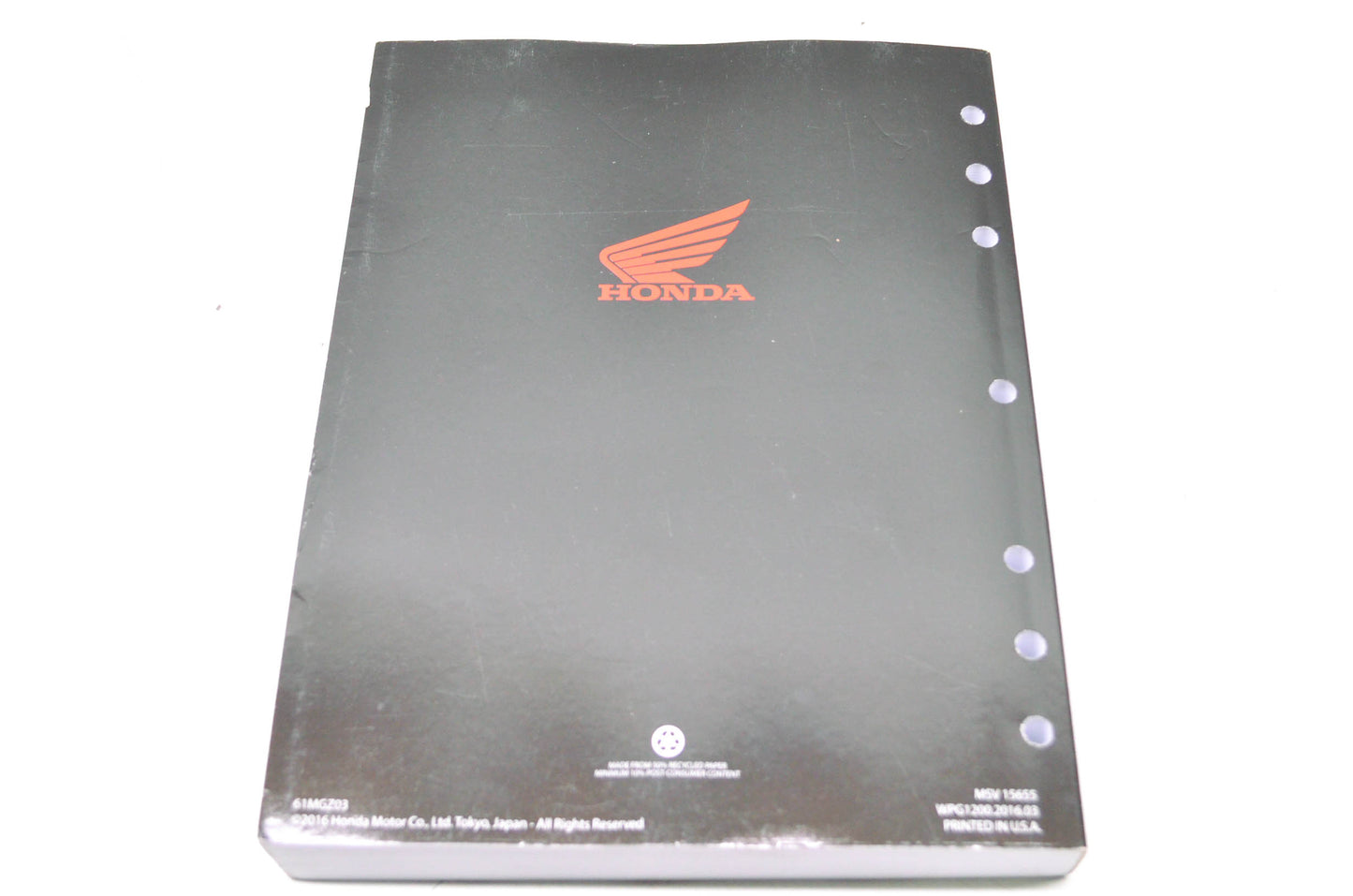 New OEM Honda 2013-2016 CBR500R/RA, CB500F/FA, CB500X/XA Service Manual NOS