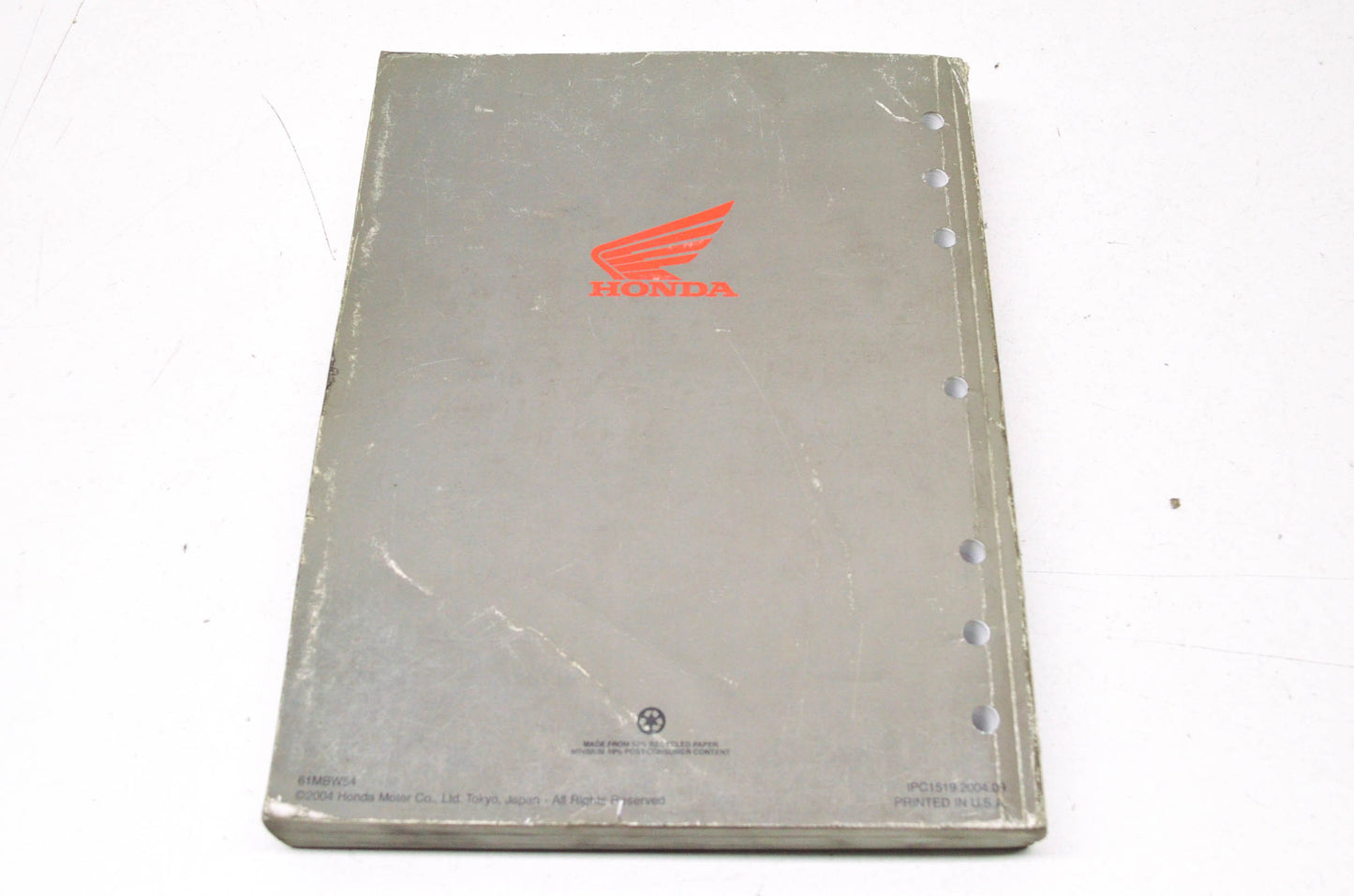 OEM Honda 61MBW54 Service Manual CBR600F4I 01-5