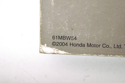 OEM Honda 61MBW54 Service Manual CBR600F4I 01-5
