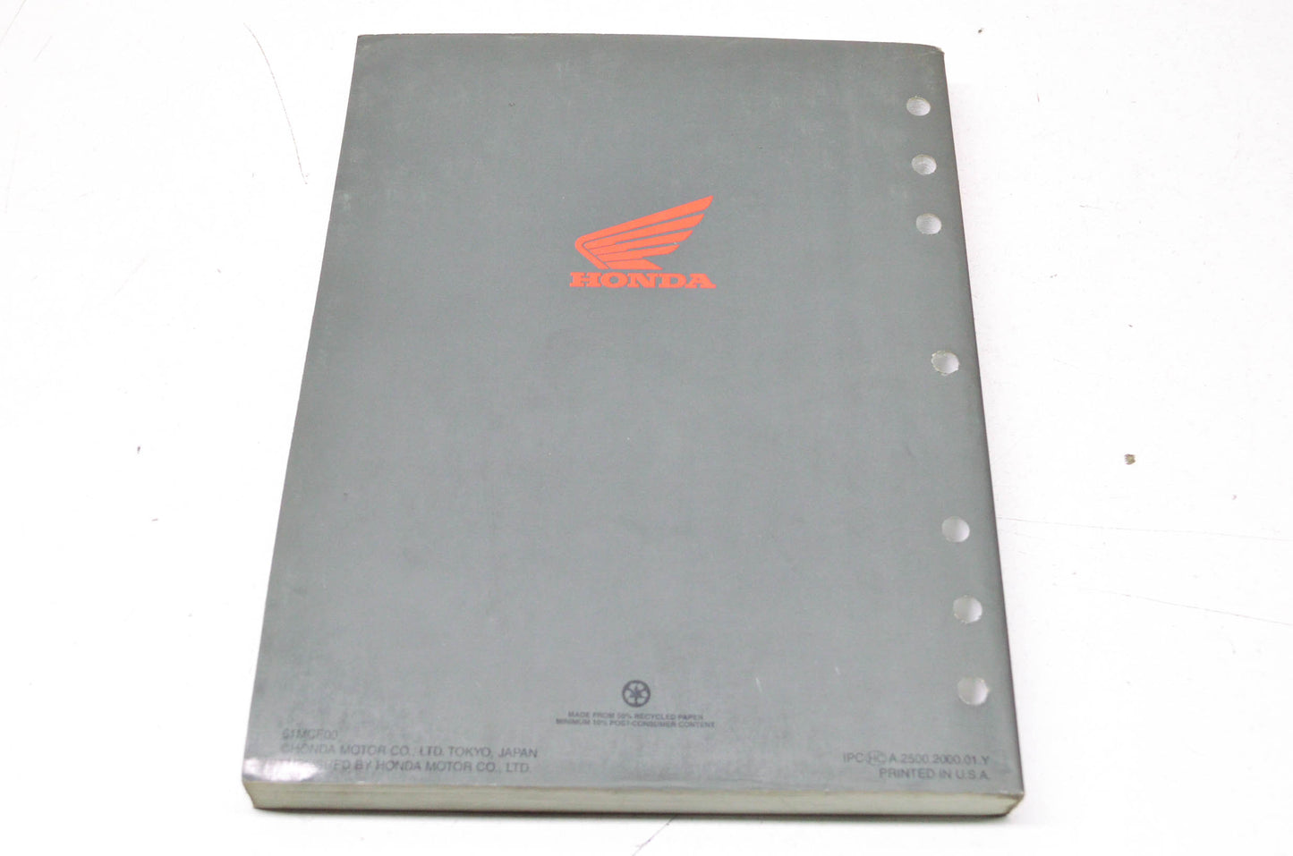 OEM Honda 61MCF00 Service Manual VTR1000SP