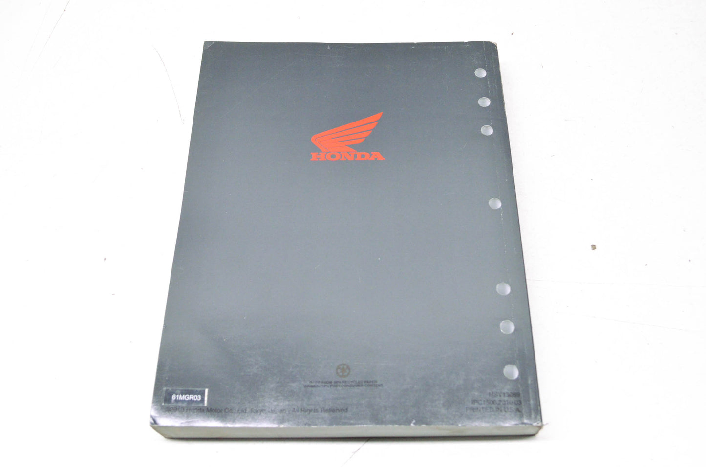 OEM Honda 2010-2013 VT750RS Shadow RS Service Manual