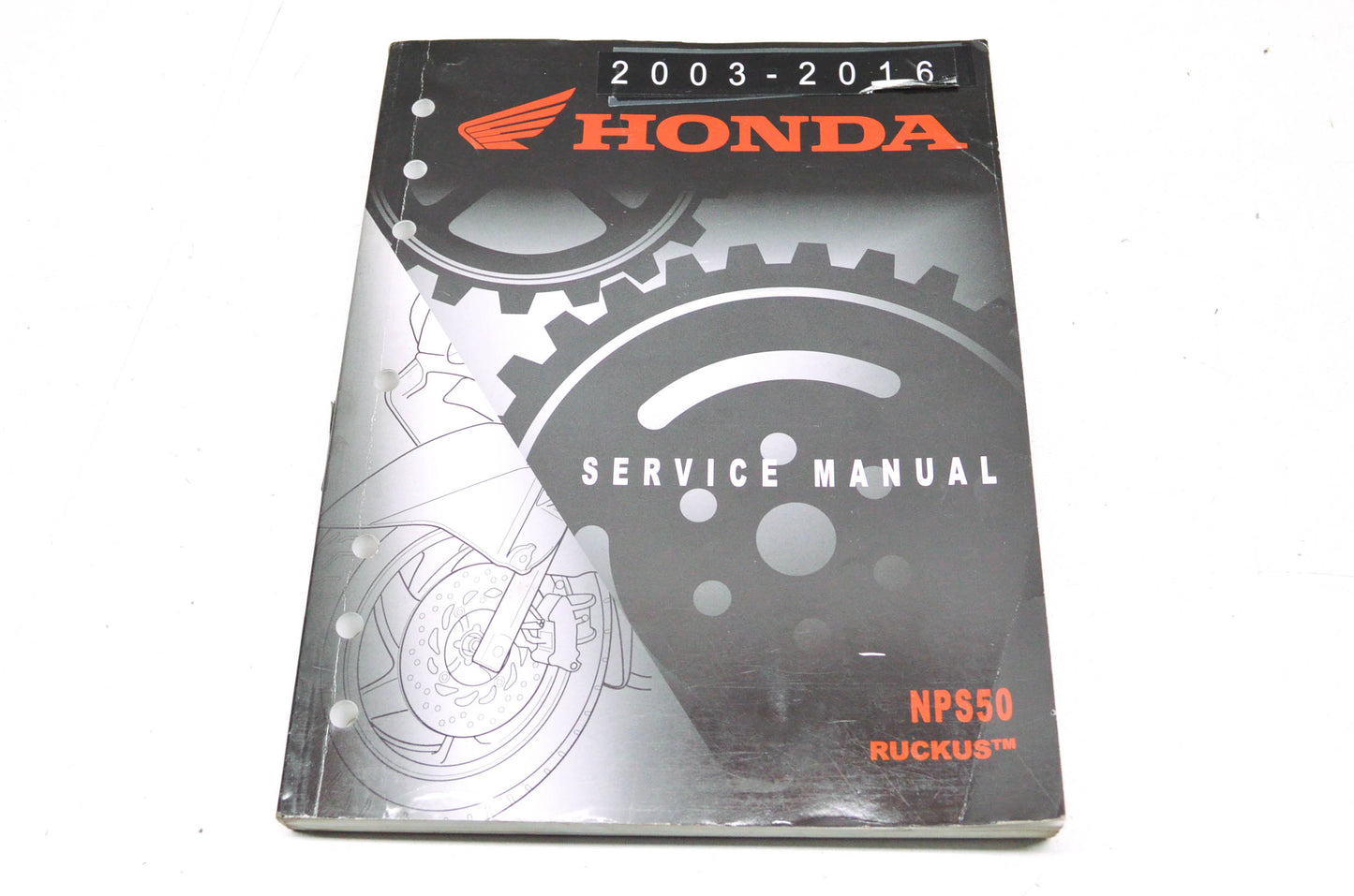 OEM Honda 2003-2016 NPS50 Ruckus Service Manual