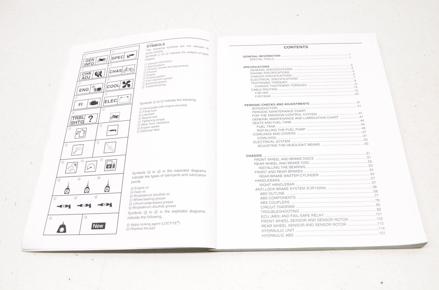 OEM Yamaha LIT-11616-17-27 FJR1300S(C)/AS(C) Service Manual Supplement