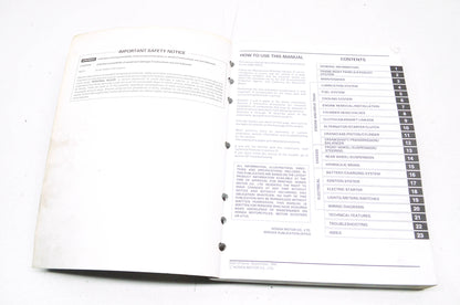 OEM Honda 1997-1998 CBR1100XX Service Manual