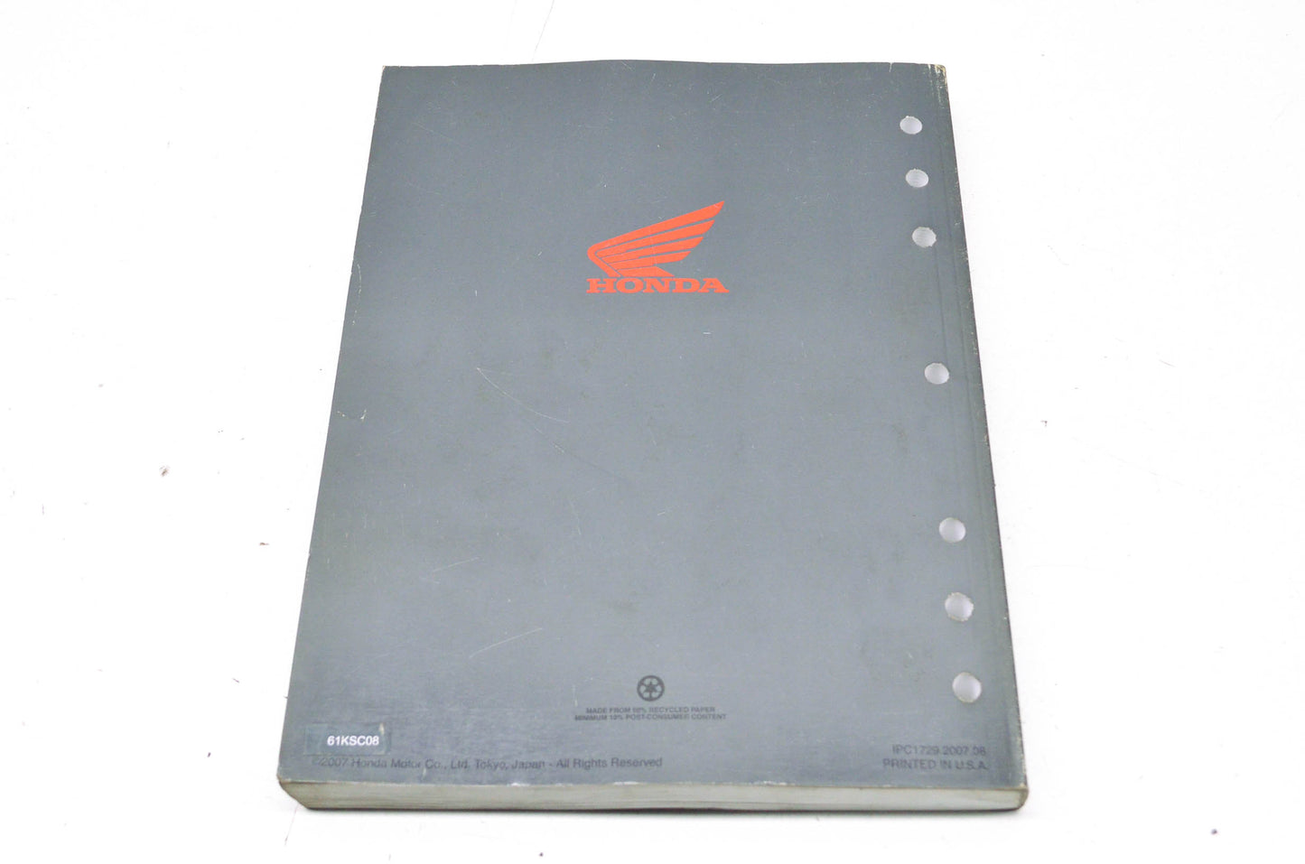 OEM Honda 61KSC08 Service Manual CRF250X SM13