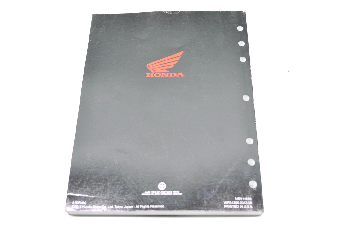 OEM Honda 2004-2017 CRF250R Service Manual