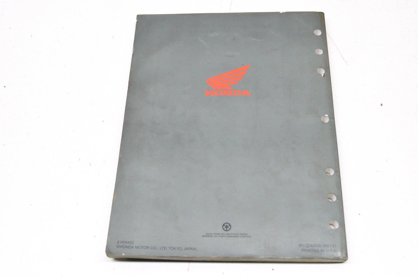 OEM Honda 61KN453 1998-2001 XR80R, XR100R Service Manual