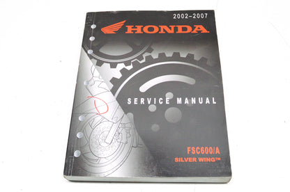 OEM Honda 2002-2007 FSC600/A Silver Wing Service Manual
