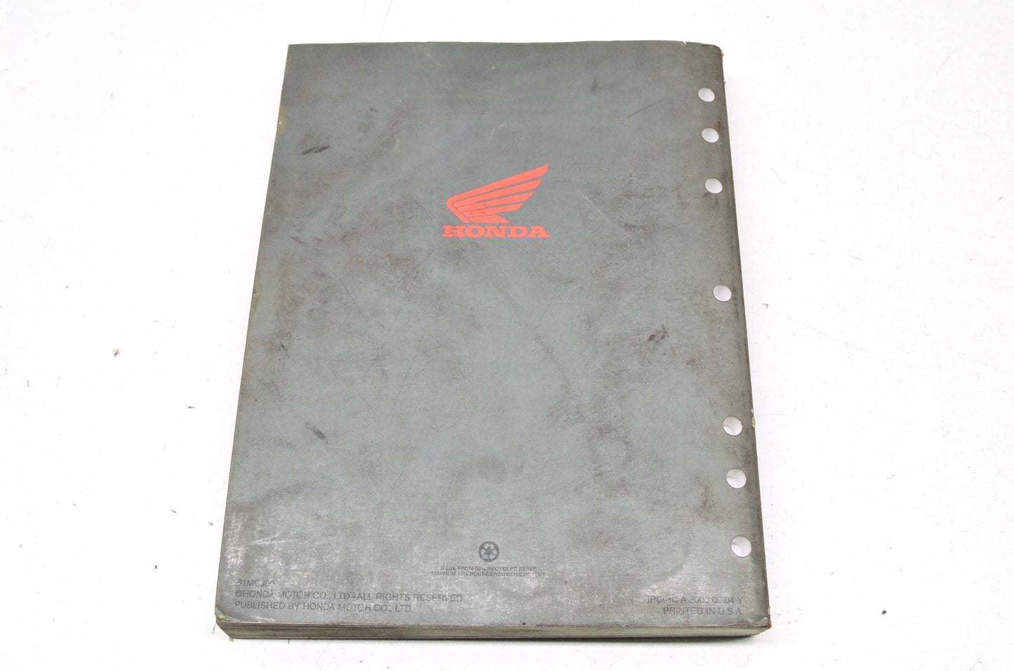 OEM Honda 2000-2001 CBR929RR Service Manual
