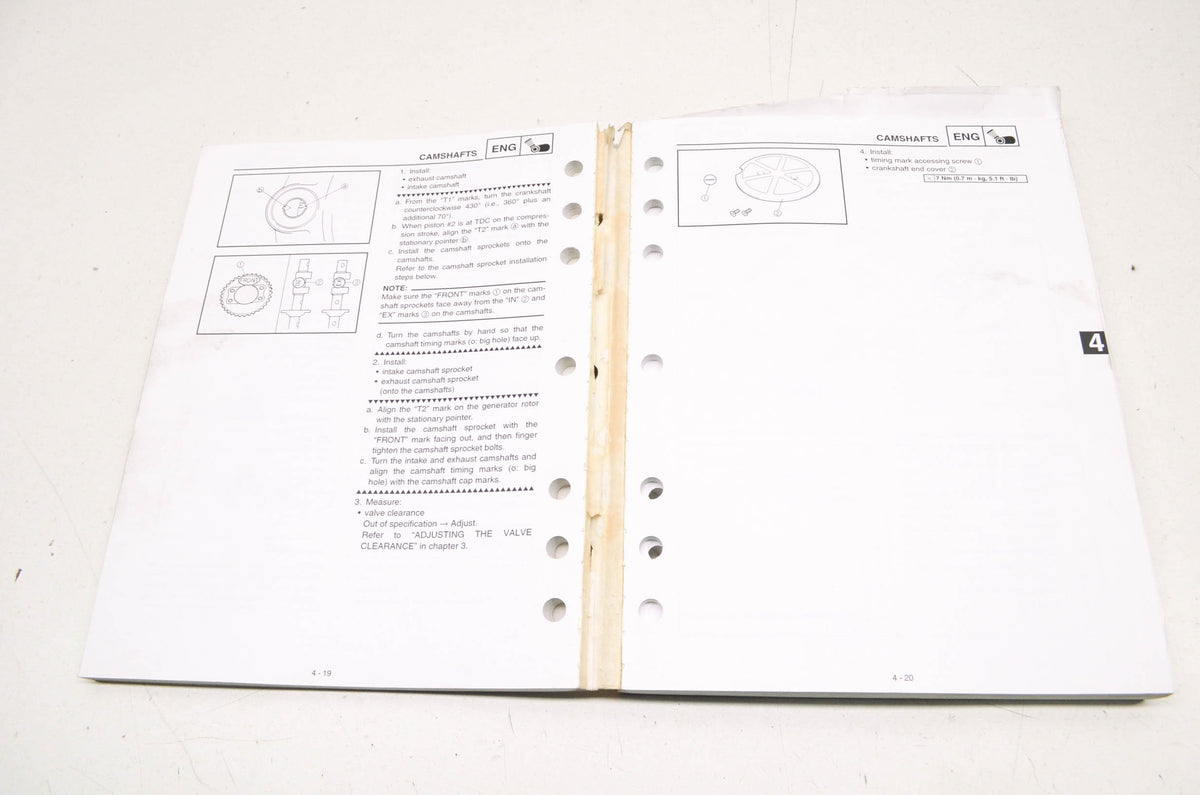 OEM Yamaha LIT-11616-14-12 Service Manual VMX12N(C)-S(C)