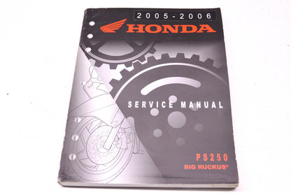 OEM Honda 2005-2006 PS250 Big Ruckus Service Manual