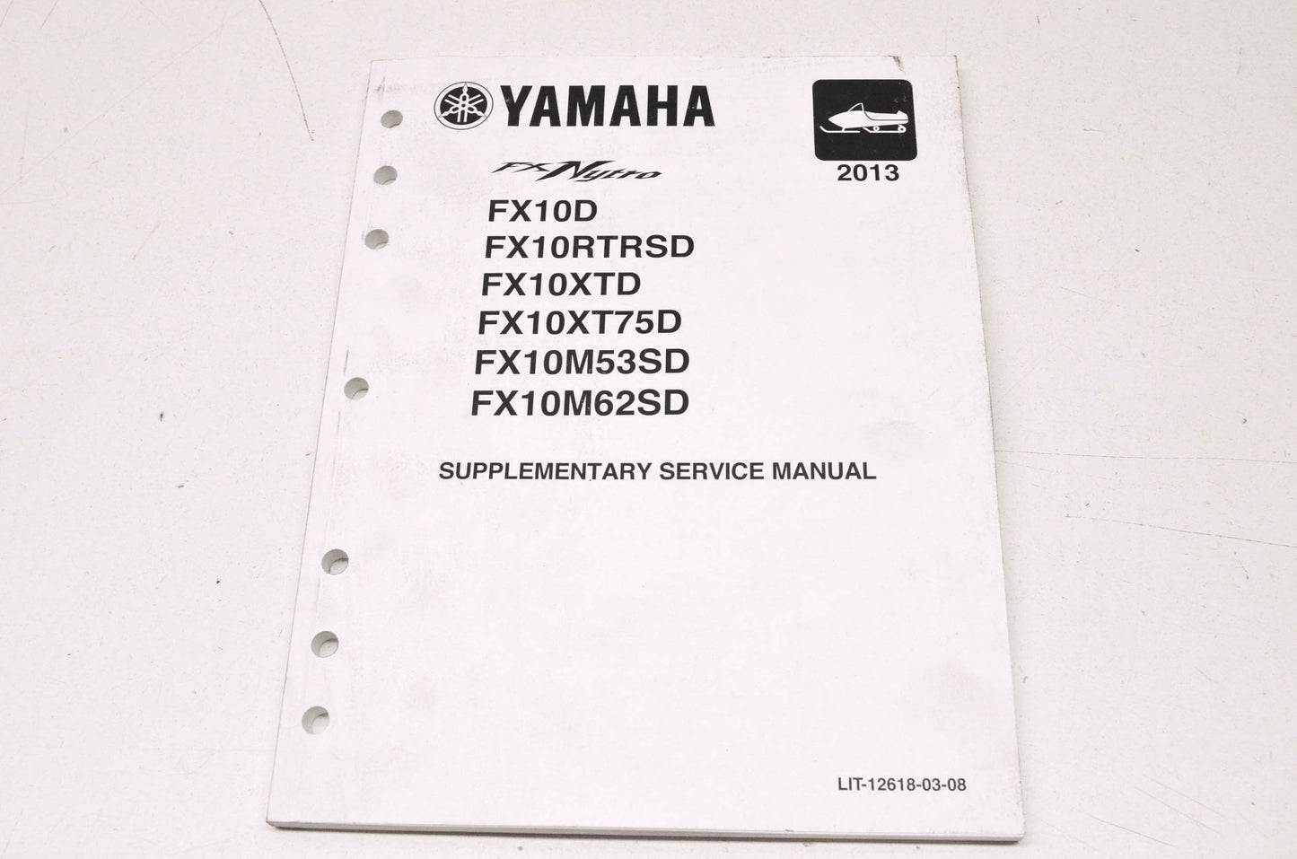 OEM Yamaha LIT-12618-03-08 FX10D/RTRSD/XTD/XT75 Service Manual NOS
