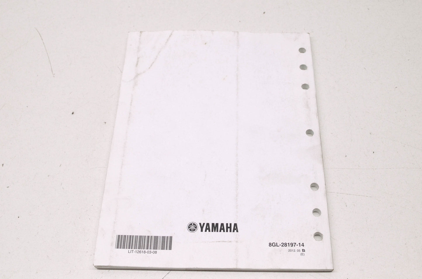 OEM Yamaha LIT-12618-03-08 FX10D/RTRSD/XTD/XT75 Service Manual NOS