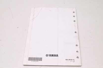 OEM Yamaha LIT-12618-03-08 FX10D/RTRSD/XTD/XT75 Service Manual NOS