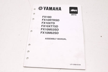 OEM Yamaha LIT-12668-03-08 FX10/RTRSD/XTD/XT75D Assembly Manual NOS