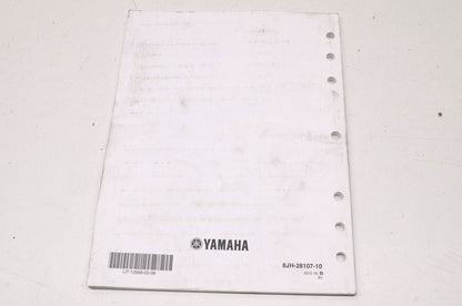 OEM Yamaha LIT-12668-03-08 FX10/RTRSD/XTD/XT75D Assembly Manual NOS