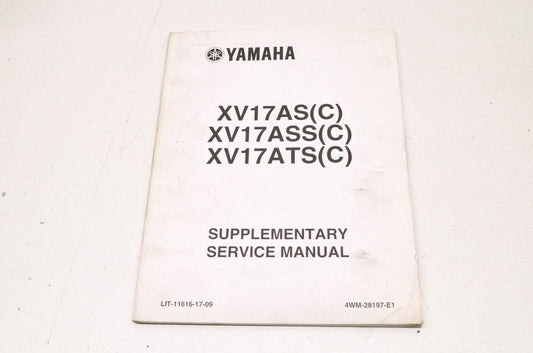 OEM Yamaha LIT-11616-17-09 XV17AS(C)ASS(C)ATS(C Service Manual