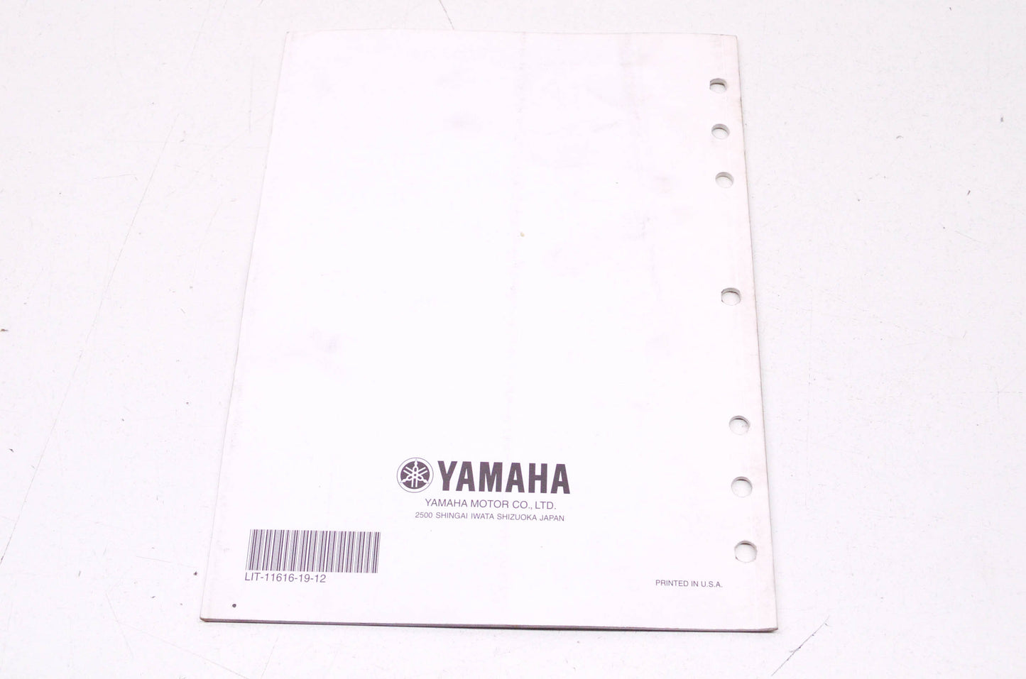 OEM Yamaha LIT-11616-19-12 XVS11V/1100SC Supplement Service Manual