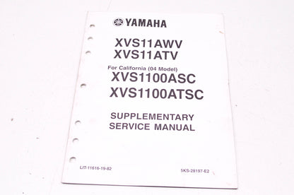 OEM Yamaha LIT-11616-19-82 XVS11AWV/ATV/1100ASC Service Manual