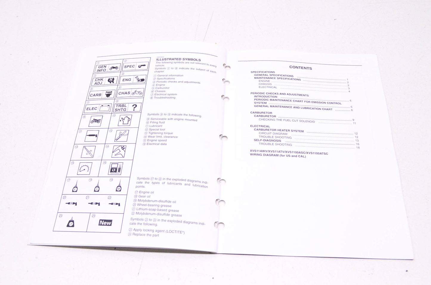 OEM Yamaha LIT-11616-19-82 XVS11AWV/ATV/1100ASC Service Manual