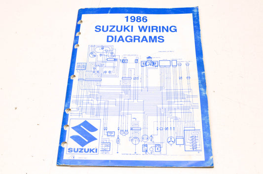 OEM Suzuki 99923-13861 1986 Wiring Diagrams
