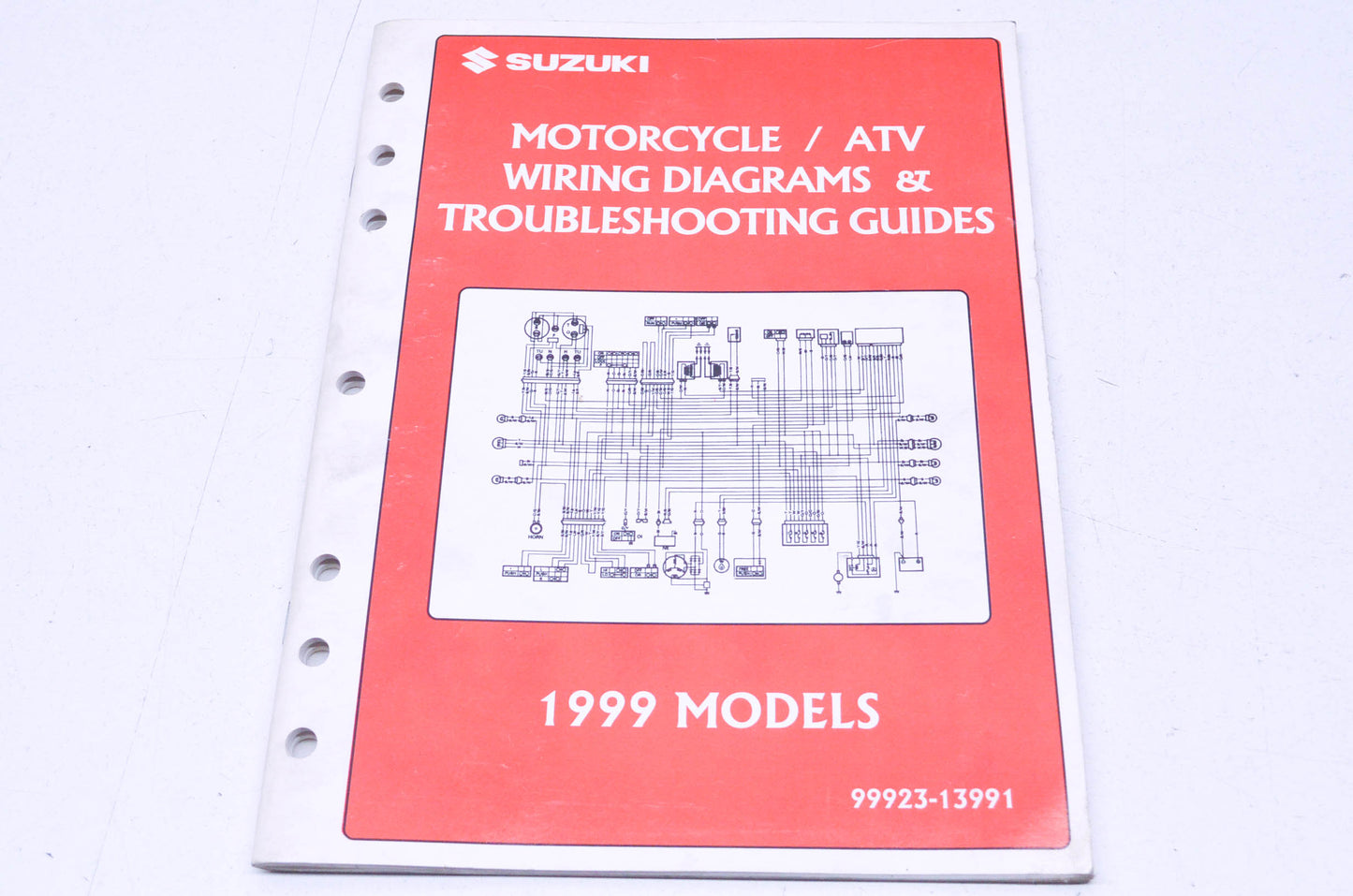 OEM Suzuki 99923-13991 1999 Motorcycle/ATV Wiring Diagrams & Troubleshooting Gui