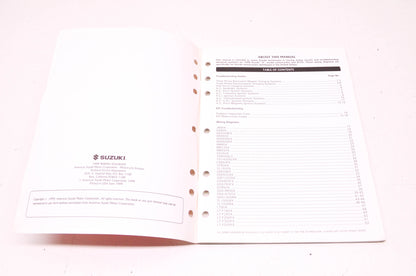 OEM Suzuki 99923-13991 1999 Motorcycle/ATV Wiring Diagrams & Troubleshooting Gui