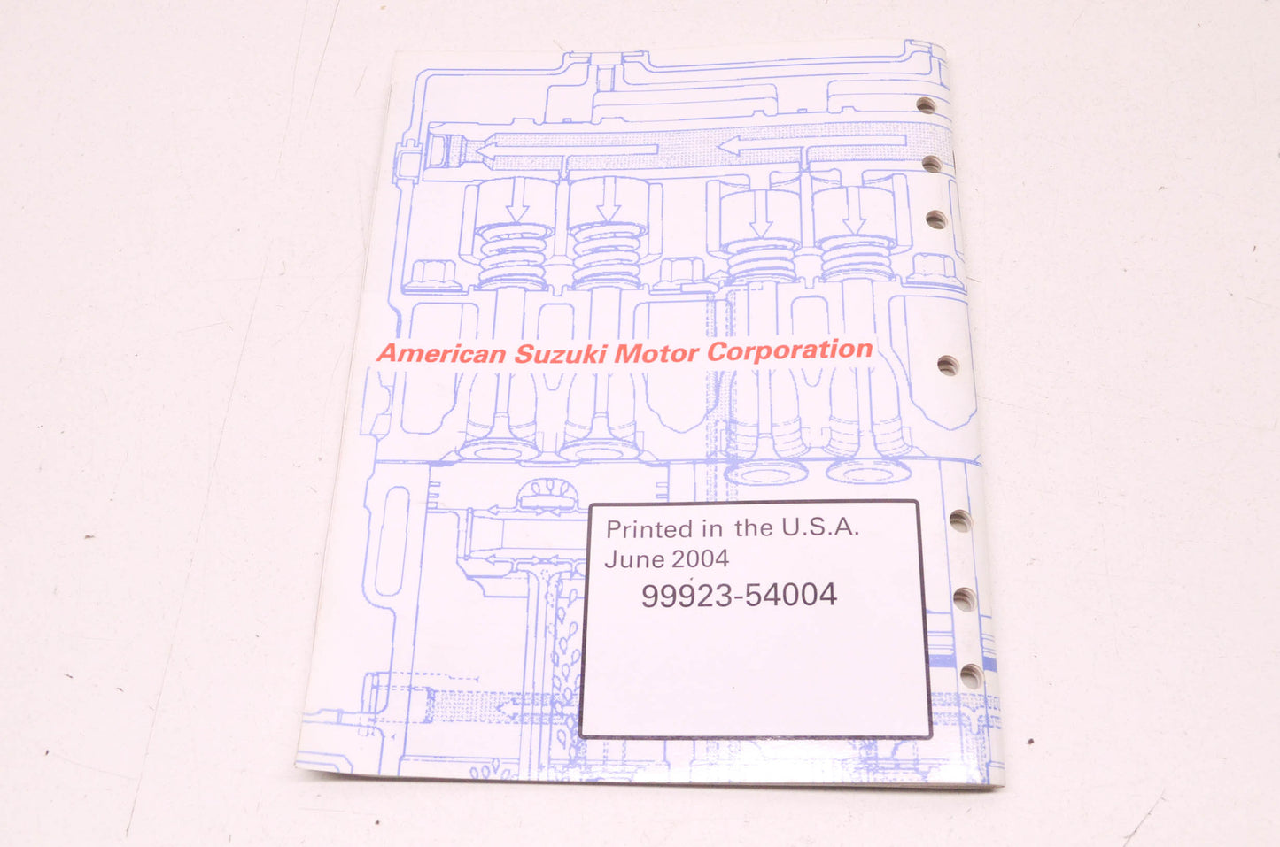 OEM Suzuki 99923-54004 Motorcycle & ATV Wiring Diagram Manual 2004 'K4' Models