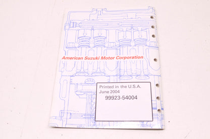 OEM Suzuki 99923-54004 Motorcycle & ATV Wiring Diagram Manual 2004 'K4' Models