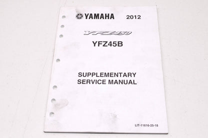 OEM Yamaha LIT-11616-25-18 YFZ45B YFZ450 2012 Service Manual