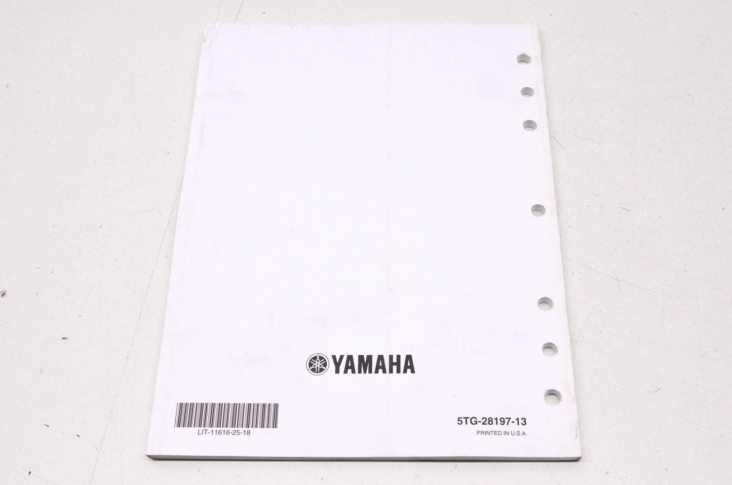 OEM Yamaha LIT-11616-25-18 YFZ45B YFZ450 2012 Service Manual