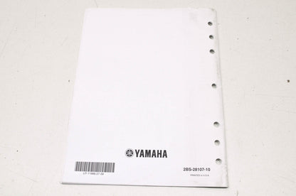 OEM Yamaha LIT-11666-27-59 XTZ12E(C) XTZ12EE(C) Assembly Manual