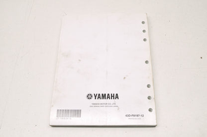OEM Yamaha LIT-11616-24-16 YFM90RA RAPTOR 90 Service Manual