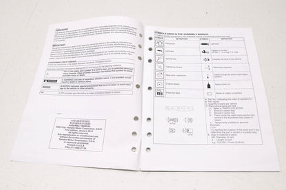 OEM Yamaha LIT-11666-27-59 XTZ12E(C) XTZ12EE(C) Assembly Manual