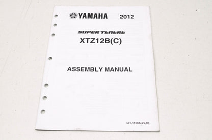 New OEM Yamaha 2012 Super Tenere XTZ12B(C) Assembly Manual NOS