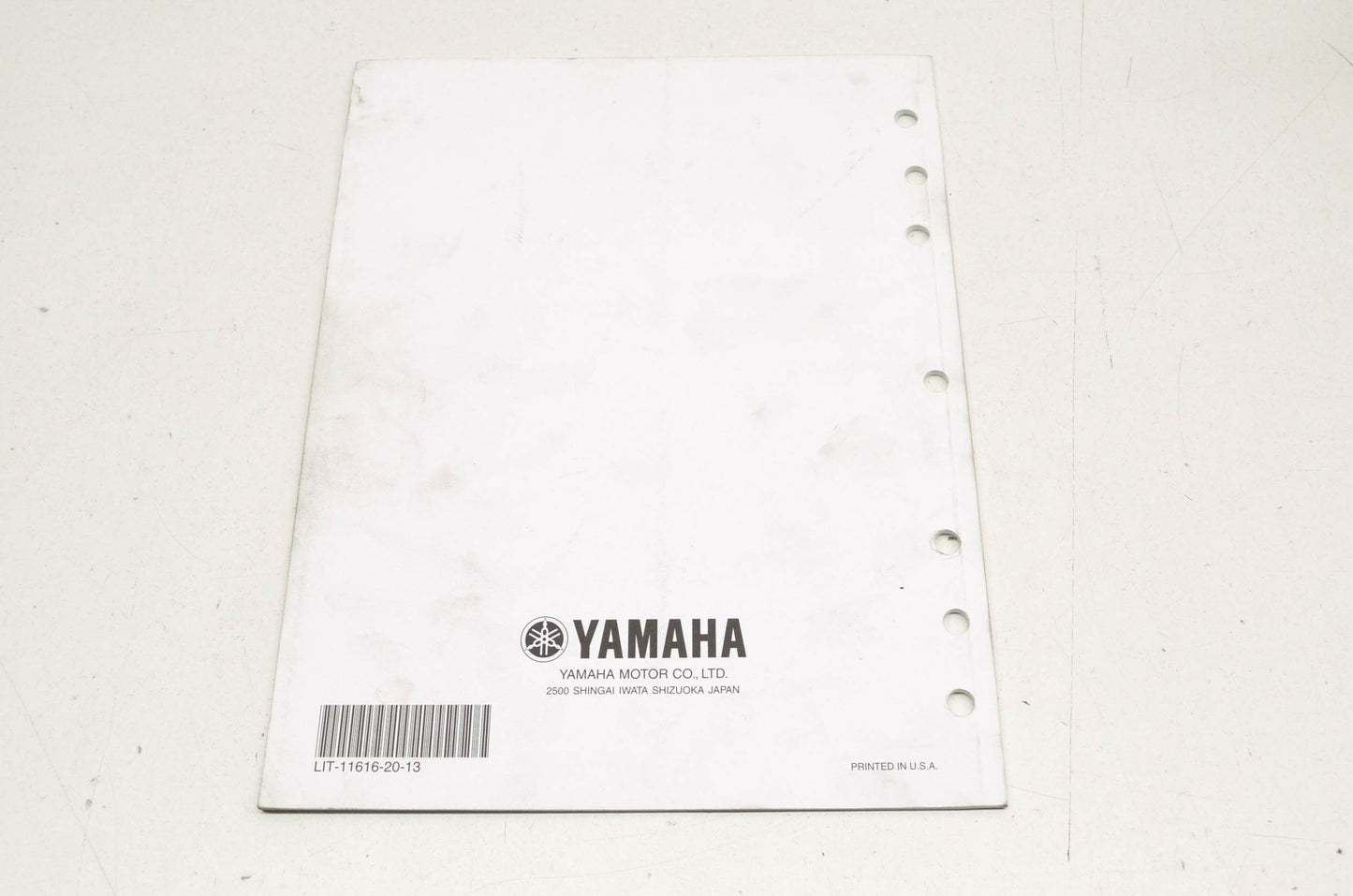 OEM Yamaha LIT-11616-20-13 YFZ450W SEW Service Manual Supplement